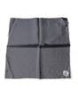 Dolce &amp; Gabbana Gray Crown Logo Square Handkerchief Scarf