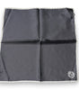 Dolce &amp; Gabbana Gray Crown Logo Square Handkerchief Scarf