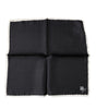 Dolce & Gabbana Black Crown Logo Square Handkerchief Scarf