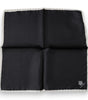 Dolce & Gabbana Black Crown Logo Square Handkerchief Scarf