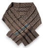 Dolce & Gabbana Brown Fantasy Silk Neck Wrap Shawl Scarf