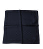 Dolce & Gabbana Dark Blue Fantasy Square Handkerchief Scarf