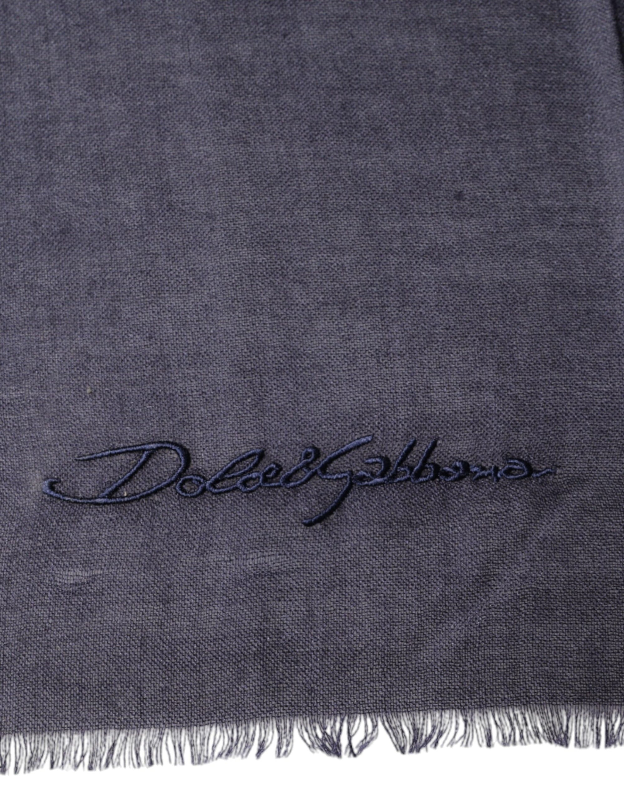 Foulard en cachemire noir Dolce &amp; Gabbana