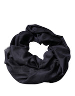 Foulard en cachemire noir Dolce &amp; Gabbana
