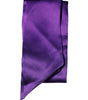 Foulard skinny en satin de soie violet Dolce &amp; Gabbana