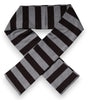 Foulard en laine à rayures noires et grises Dolce & Gabbana