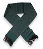 Dolce & Gabbana Dark Green Fantasy Fringes Neck Wrap Scarf