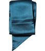 Foulard fin en satin de soie vert foncé Dolce &amp; Gabbana