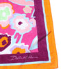 Serviette de plage en coton à imprimé floral multicolore Dolce &amp; Gabbana