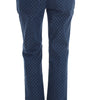 Dolce & Gabbana Polka Dotted Stretch Capri Jeans