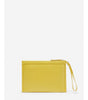 Portefeuille homme en cuir jaune Lanvin
