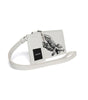 Portefeuille homme en cuir blanc Lanvin