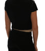 Dolce & Gabbana Black Short Croped Blazer Jacket