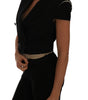 Dolce & Gabbana Black Short Croped Blazer Jacket