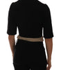 Dolce & Gabbana Black Short Croped Jacket Blazer