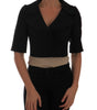 Dolce & Gabbana Black Short Croped Jacket Blazer
