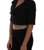 Dolce & Gabbana Black Short Croped Jacket Blazer