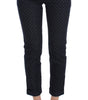 Dolce & Gabbana Polka Dotted Slim Capris Jeans