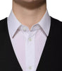 Dolce & Gabbana Black Wool Formal Dress Men Waistcoat Vest