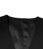 Dolce & Gabbana Black Wool Formal Dress Men Waistcoat Vest