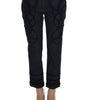 Dolce & Gabbana Embroidered Capri Jeans for Elegant Styling
