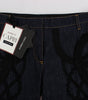Dolce & Gabbana Embroidered Capri Jeans for Elegant Styling