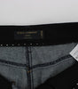 Dolce & Gabbana Embroidered Capri Jeans for Elegant Styling