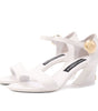 Escarpin Dolce & Gabbana en cuir de veau blanc pour femme