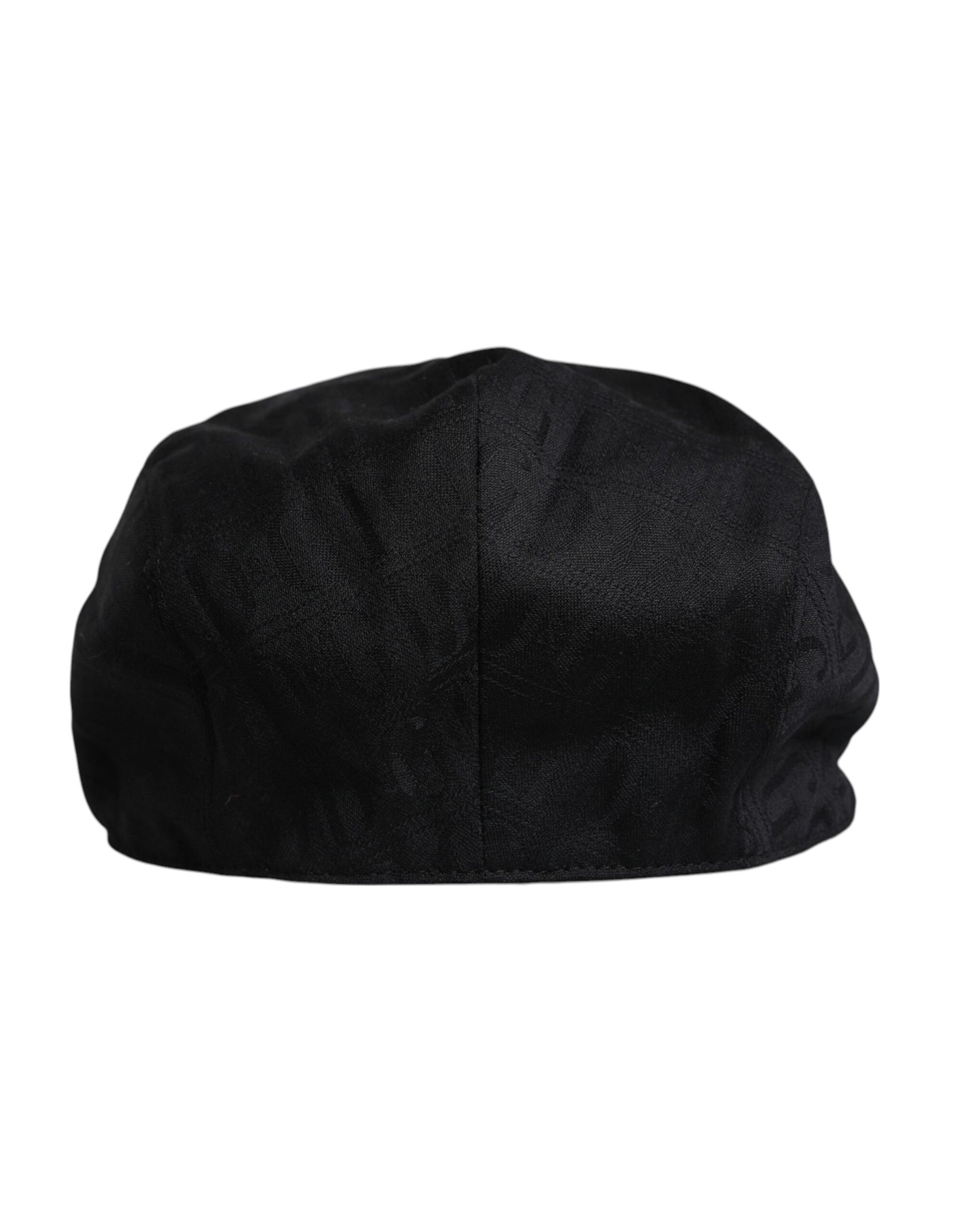 Dolce & Gabbana Chapeau Newsboy Capello Cabbie en laine noire