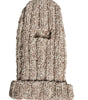Dolce & Gabbana Beige Wool Knitted Ski Mask Balaclava Hat