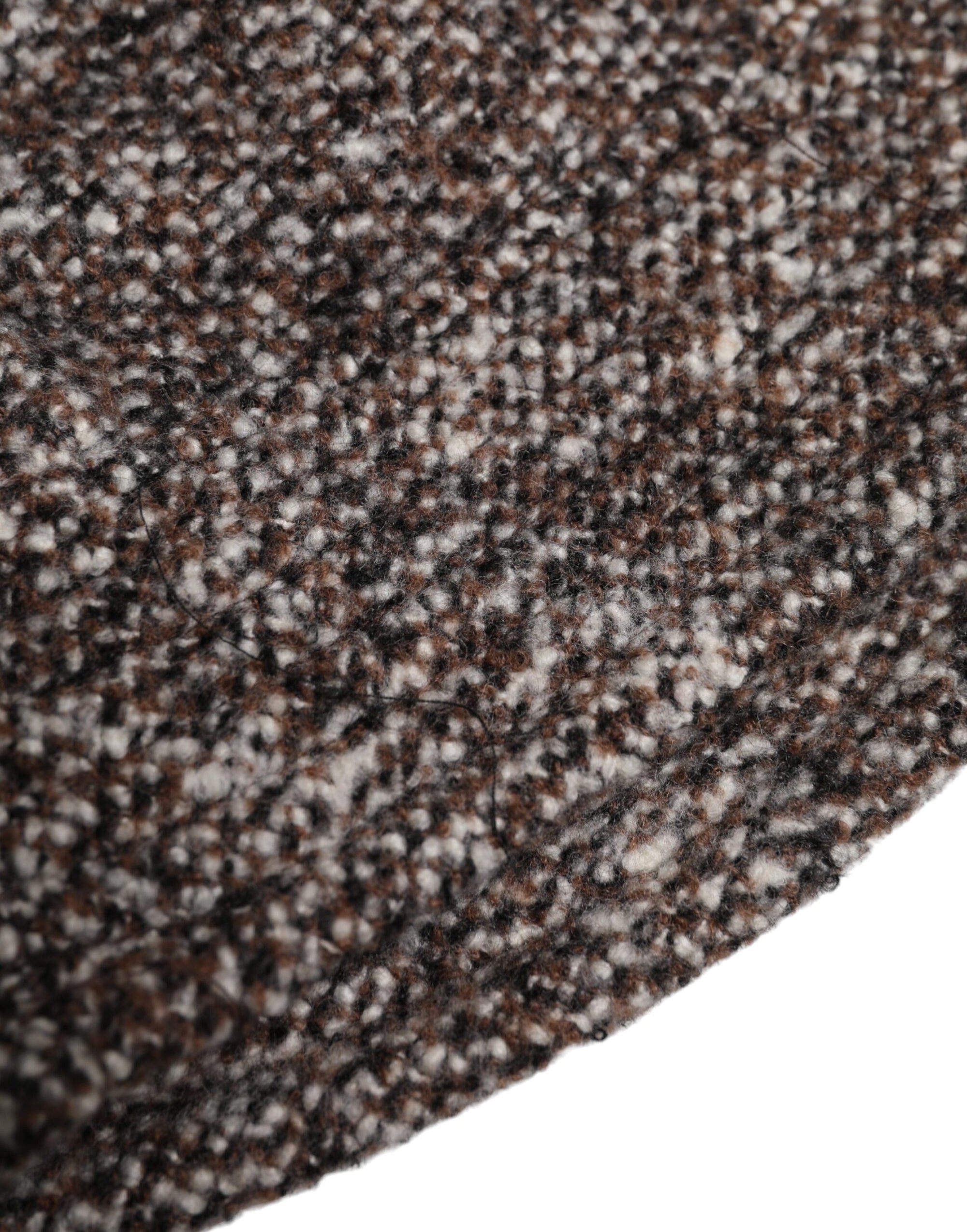 Dolce & Gabbana Brown Alpaca Wool Woven Bucket Hat