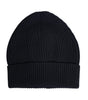 Bonnet d'hiver tricoté en cachemire noir Dolce & Gabbana