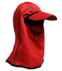 Dolce & Gabbana Red Logo Polyester Wide Brim Balaclava Hat