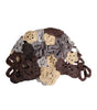 Dolce & Gabbana Multicolor Floral Silk Crochet Beanie Hat