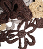 Dolce & Gabbana Multicolor Floral Silk Crochet Beanie Hat