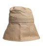 Dolce &amp; Gabbana Beige Logo Monogram Cotton Bucket Cap
