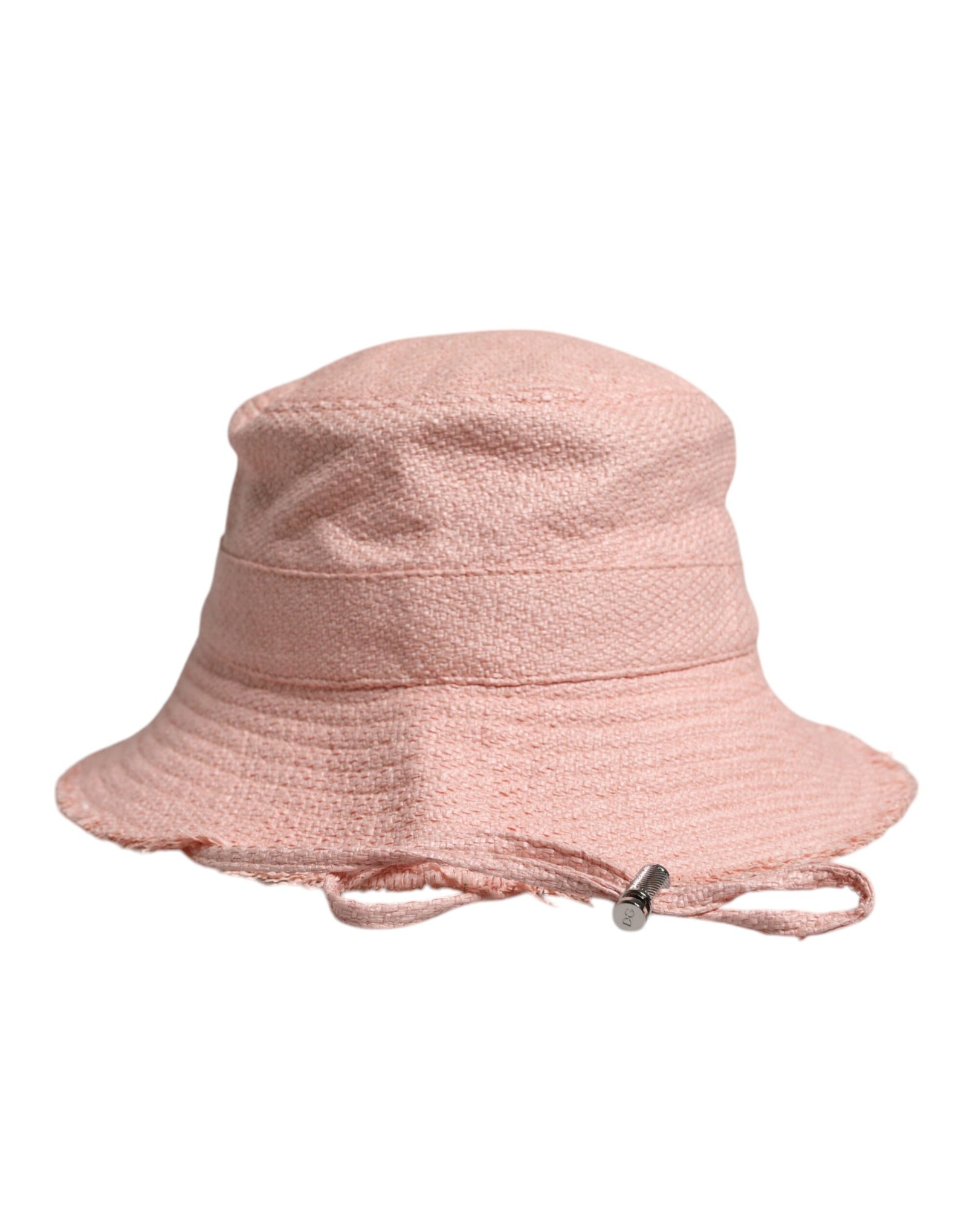 Dolce &amp; Gabbana Pink Cotton Wide Brim Bucket Hat