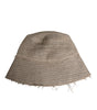 Dolce & Gabbana Beige Linen Wide Brim Bucket Hat