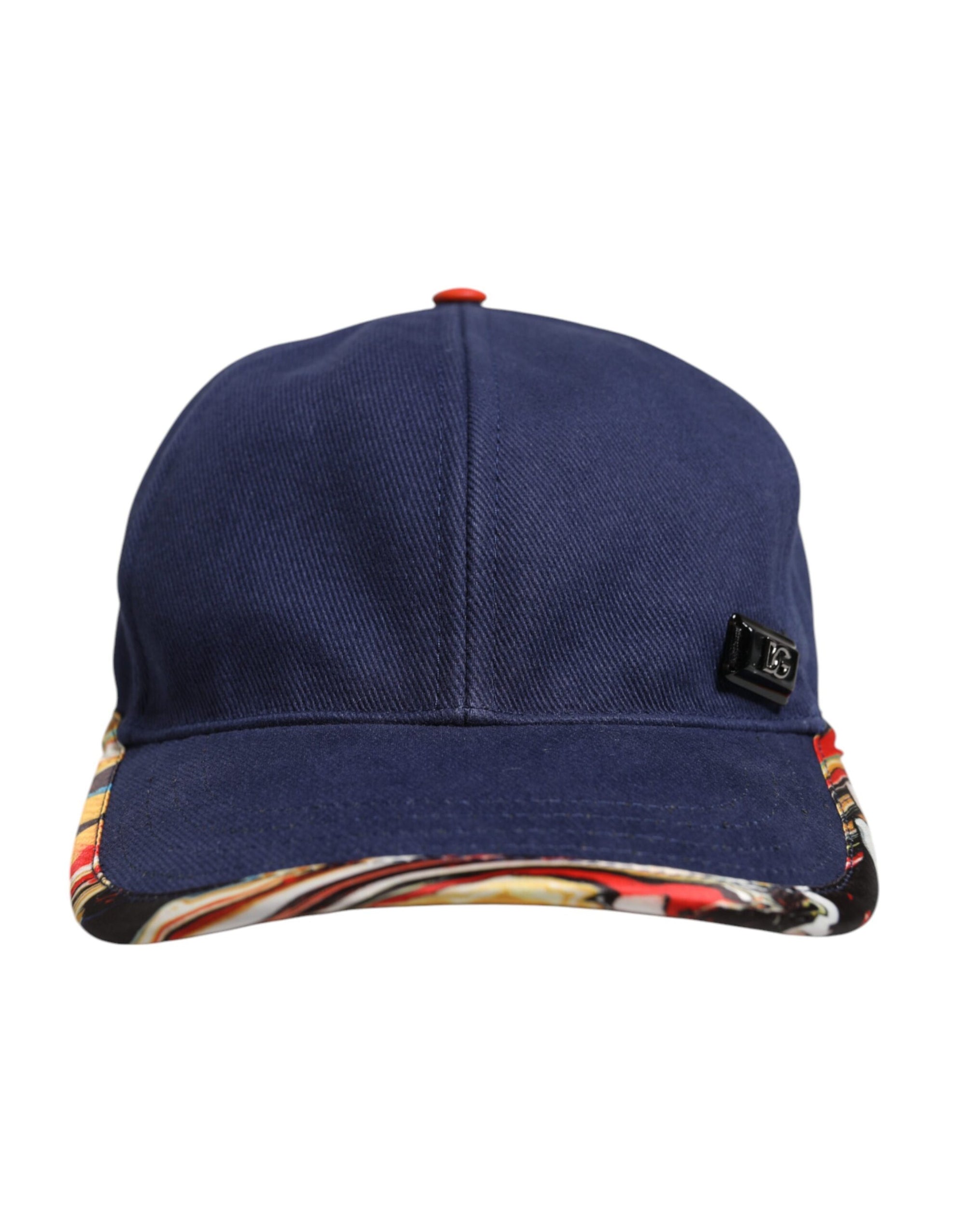 Dolce &amp; Gabbana Blue Cotton 6 Panels Baseball Cap
