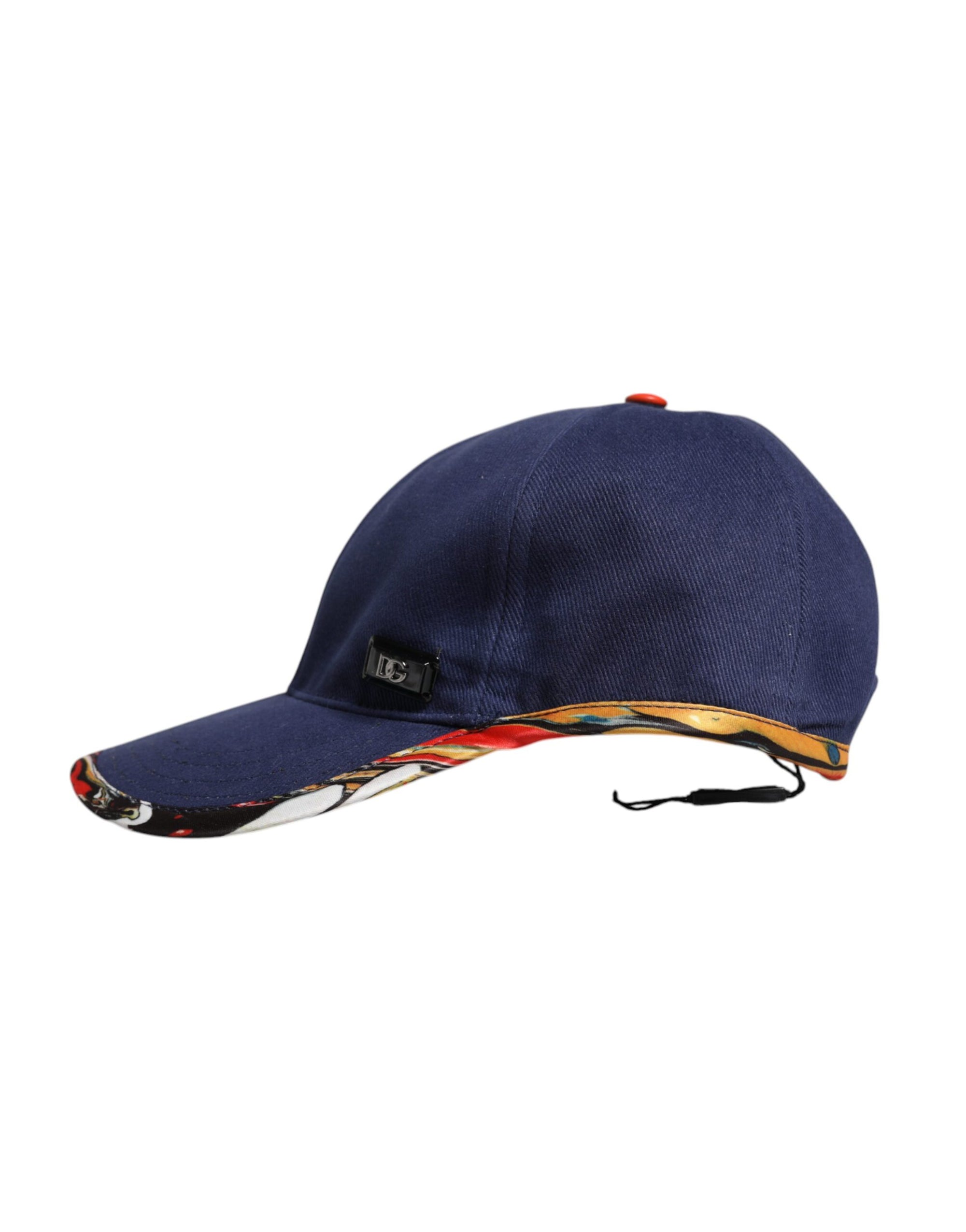 Dolce &amp; Gabbana Blue Cotton 6 Panels Baseball Cap