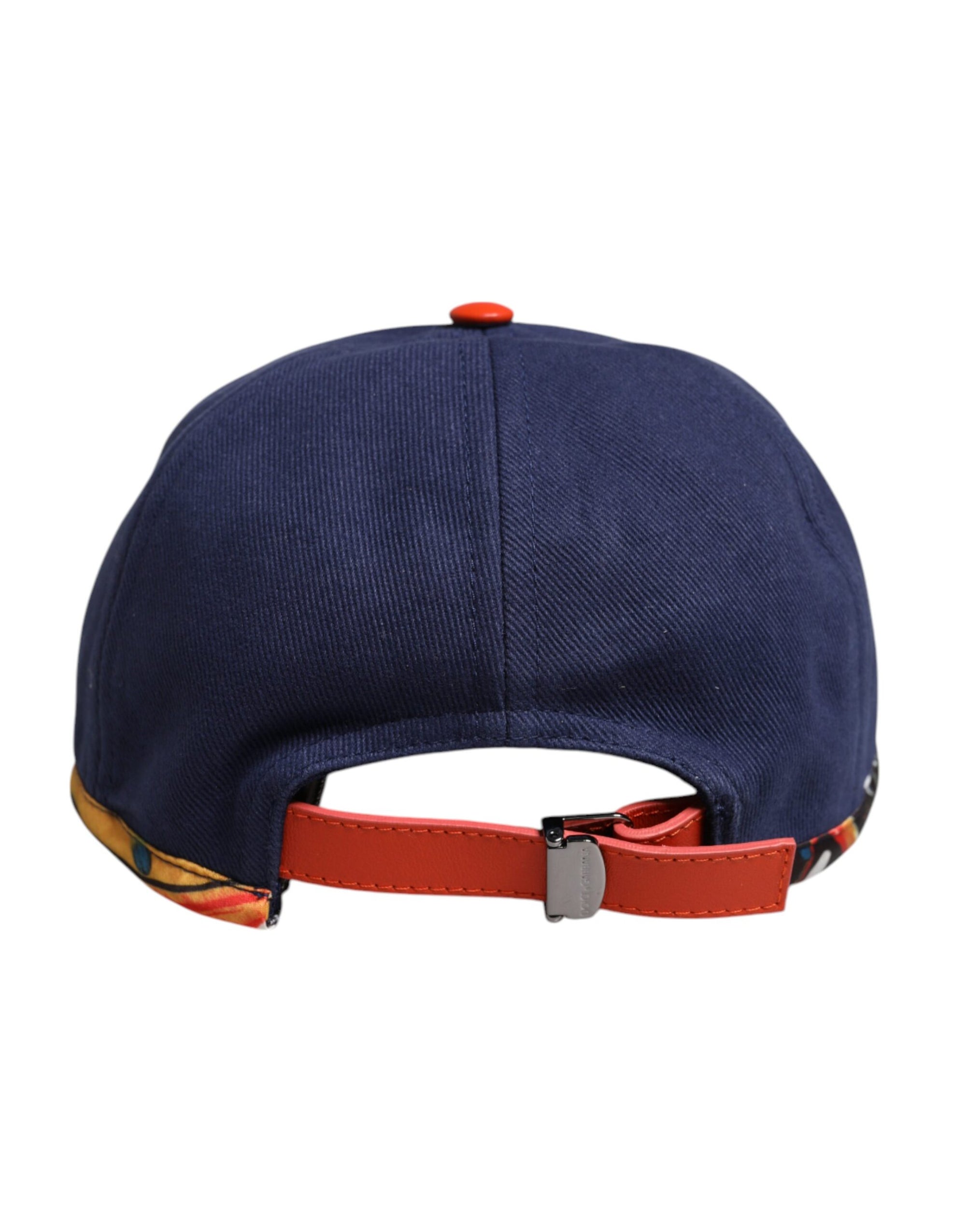 Dolce &amp; Gabbana Blue Cotton 6 Panels Baseball Cap