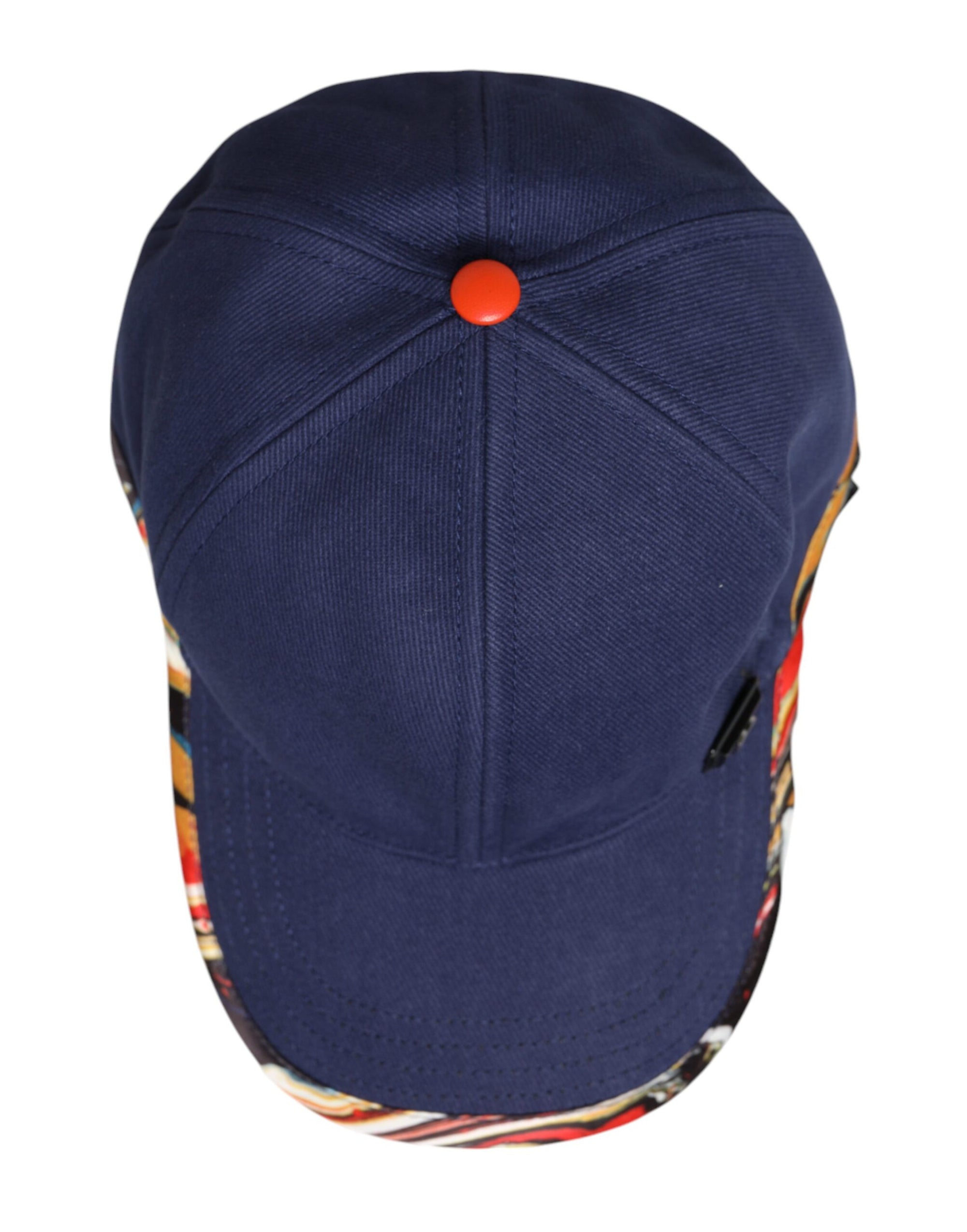 Dolce &amp; Gabbana Blue Cotton 6 Panels Baseball Cap
