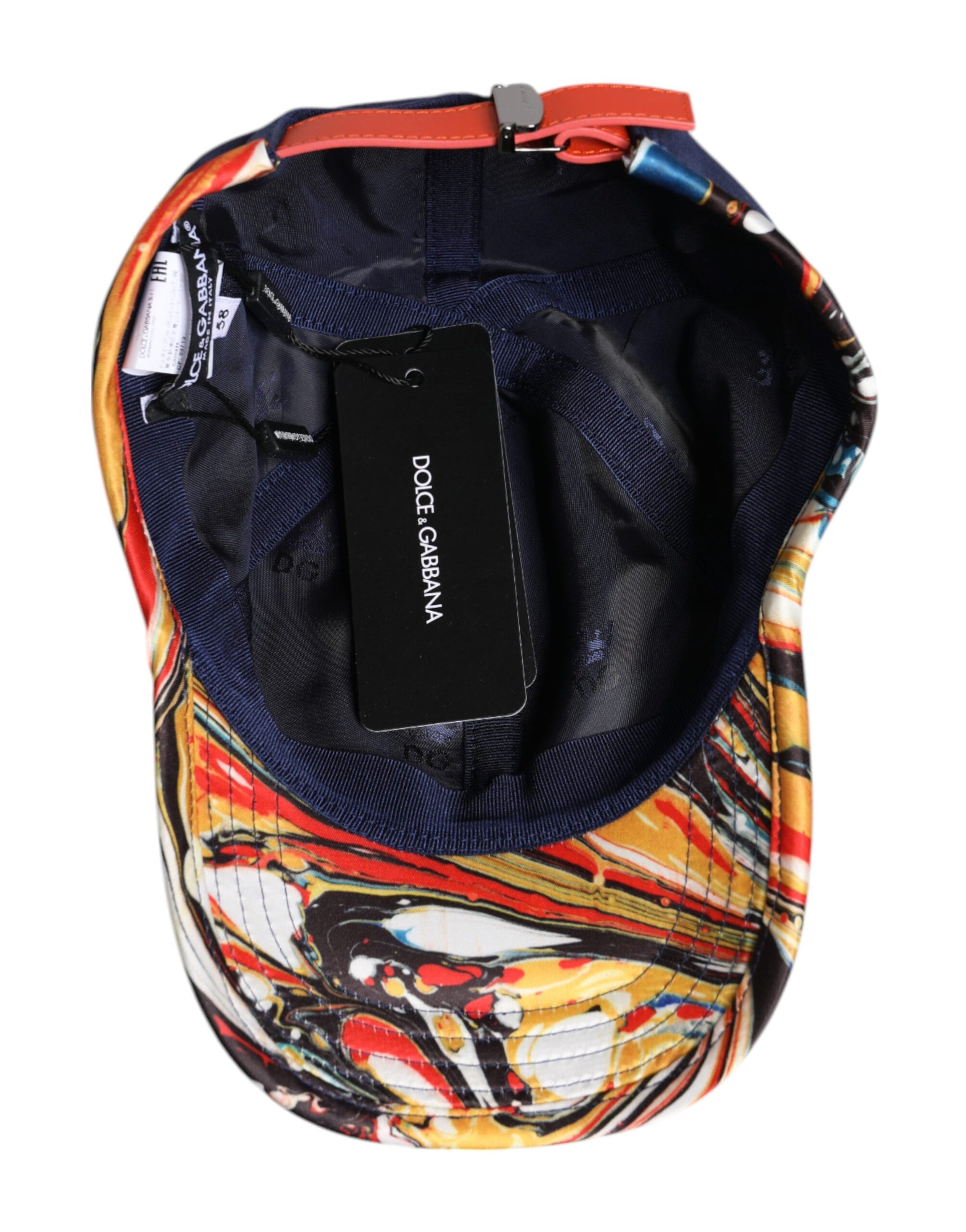 Dolce &amp; Gabbana Blue Cotton 6 Panels Baseball Cap