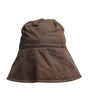Dolce &amp; Gabbana Brown Logo Monogram Cotton Bucket Cap