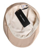 Dolce &amp; Gabbana Beige Cotton Newsboy Capello Cabbie Hat