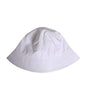 Dolce &amp; Gabbana White Cotton Wide Brim Bucket Hat