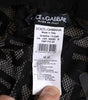 Dolce & Gabbana Black Logo Mesh Whole Head Wrap Hat