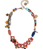 Dolce & Gabbana Multicolor Embellished Waist Chain Belt