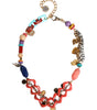 Dolce & Gabbana Multicolor Embellished Waist Chain Belt