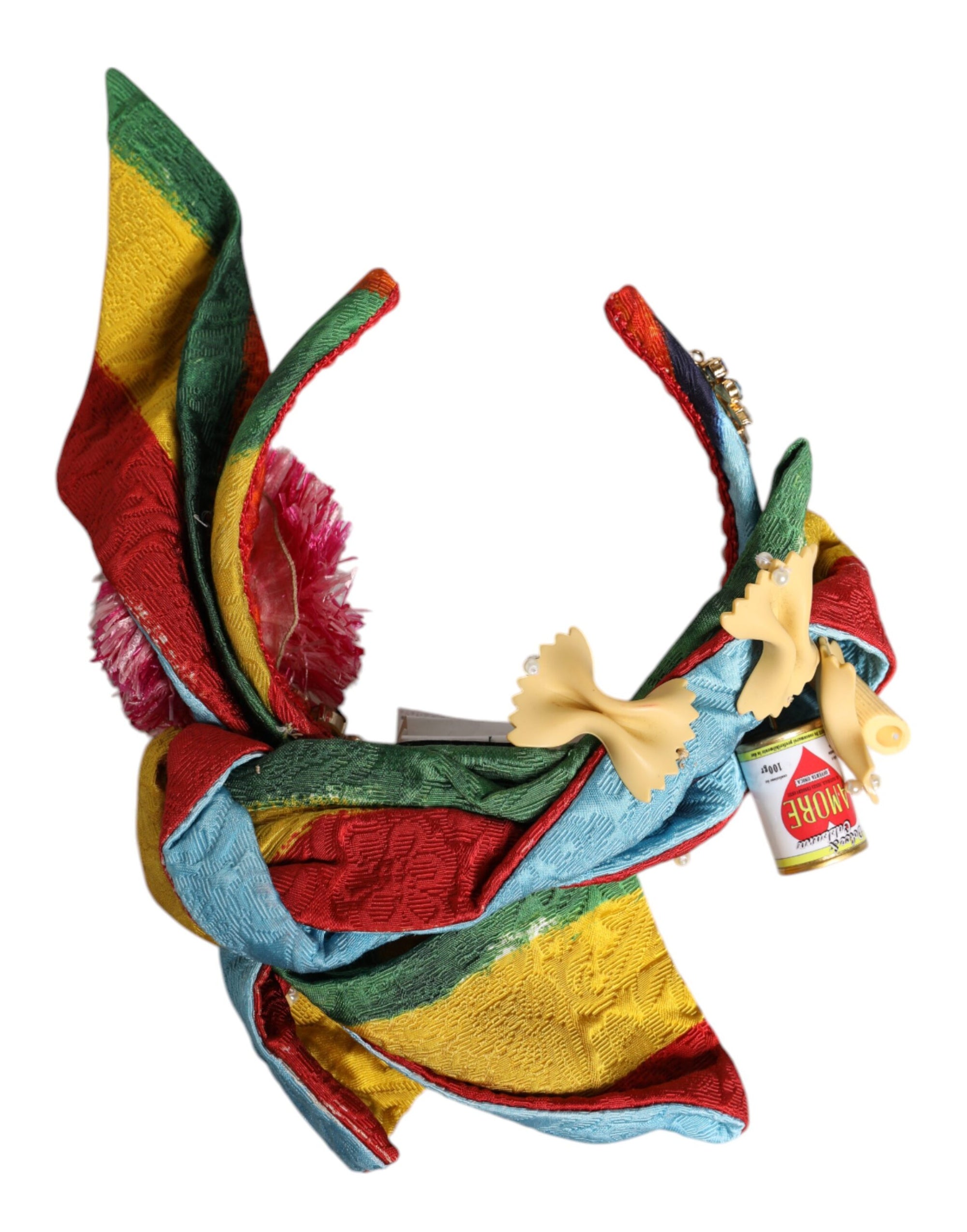 Bandeau Dolce &amp; Gabbana multicolore orné de cristaux floraux